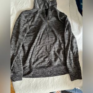 New womens Roots zipper grey pullover size large